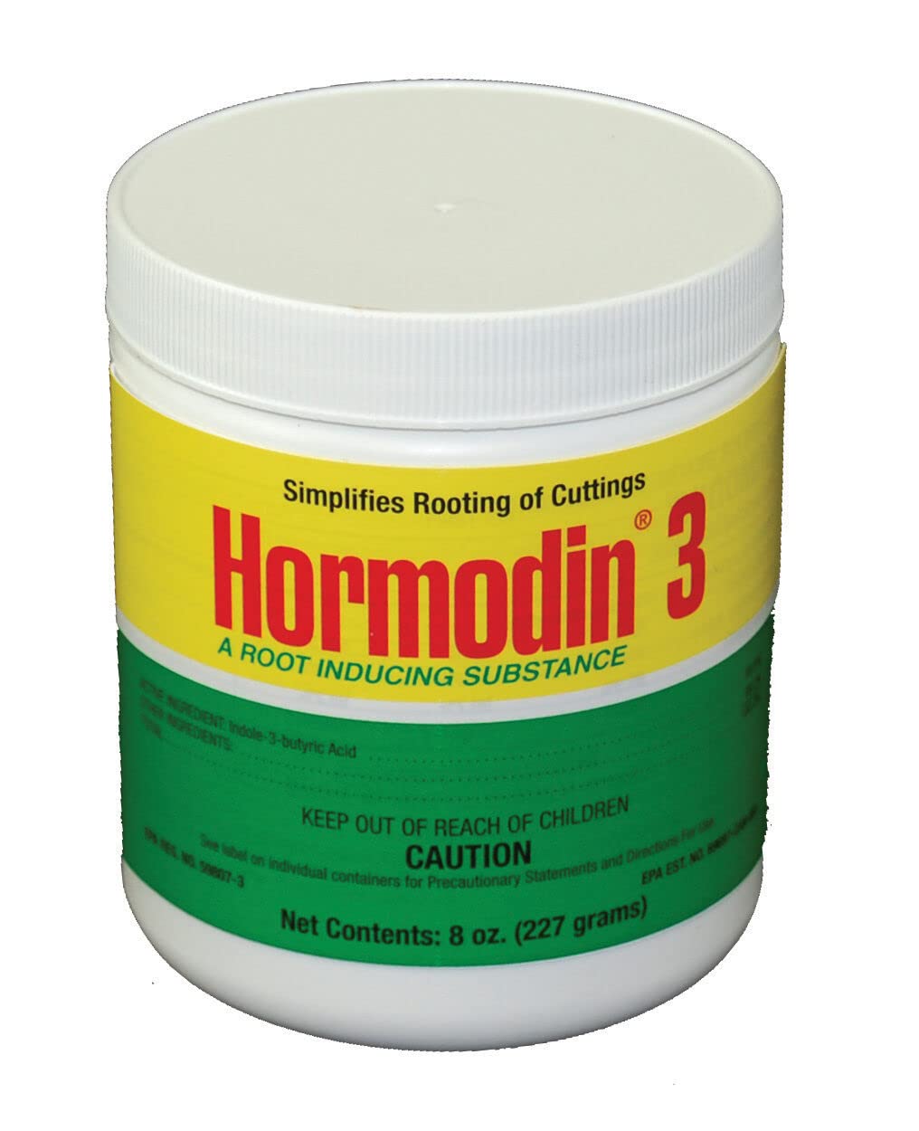 Hormodin 3 bottle-dip supports rooting of tough cuttings for successful propagation.