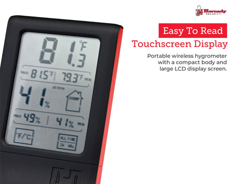Hornady 95909 clear Fahrenheit or Celsius readouts for versatile use.