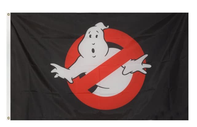 HORNO Funny Ghost Flag on terrace enhances outdoor décor with playful charm.