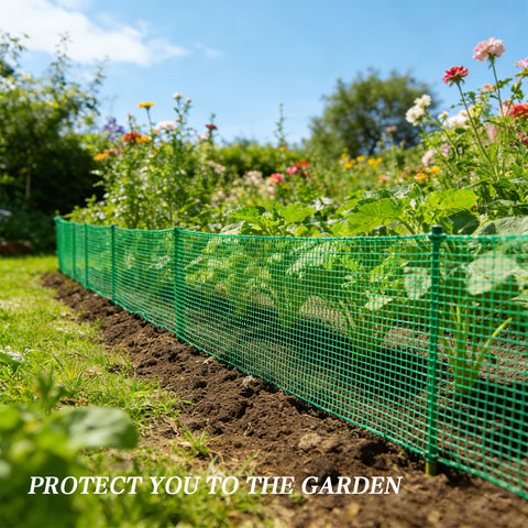 HORTIFAN 50 zip ties for fast, secure installation around posts and trees