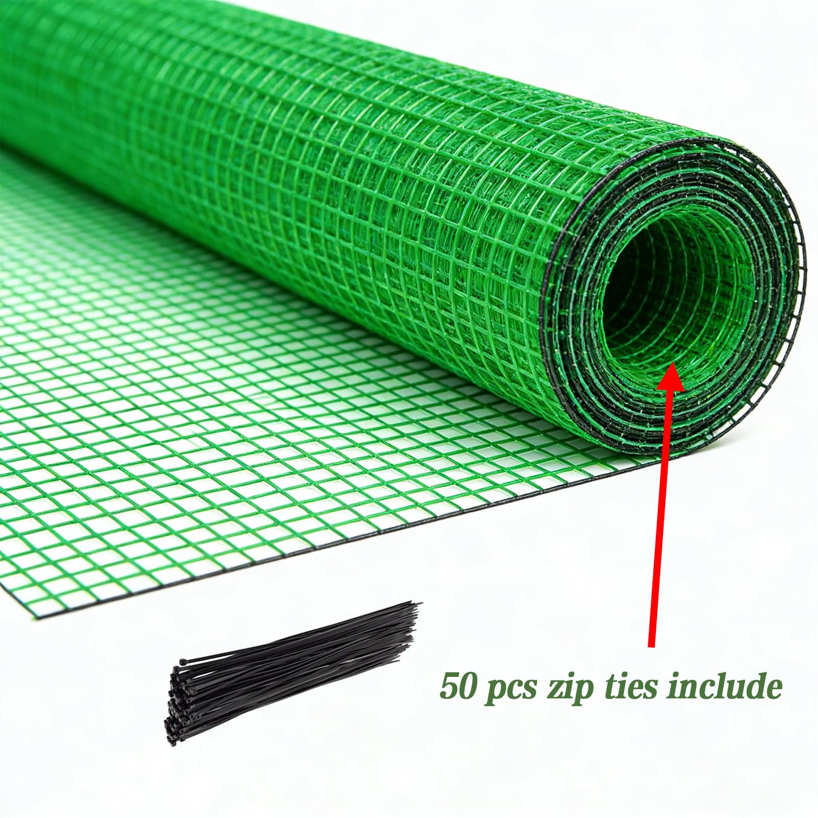 HORTIFAN multi-use setup ideal for gardens, ponds, and snow fencing