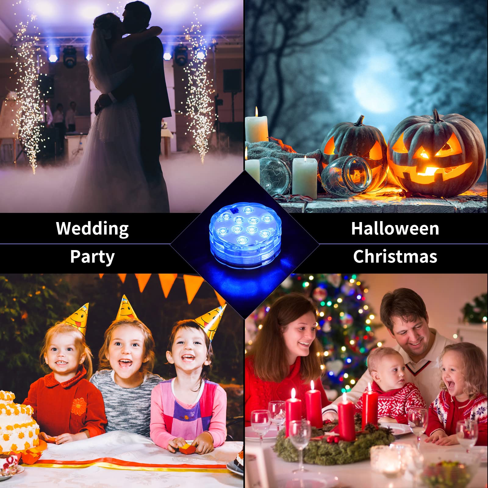 Hortsun lights decorate bathtubs and vases for mood decor