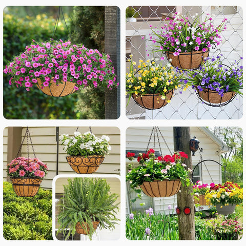 Hoscabss garden-display coconut-fiber liner; suited for outdoor planters