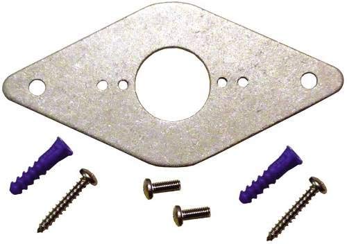 The Original Hose Bibb Mounting Plate secures installation and ensures proper pitch for frost-proof hydrants.