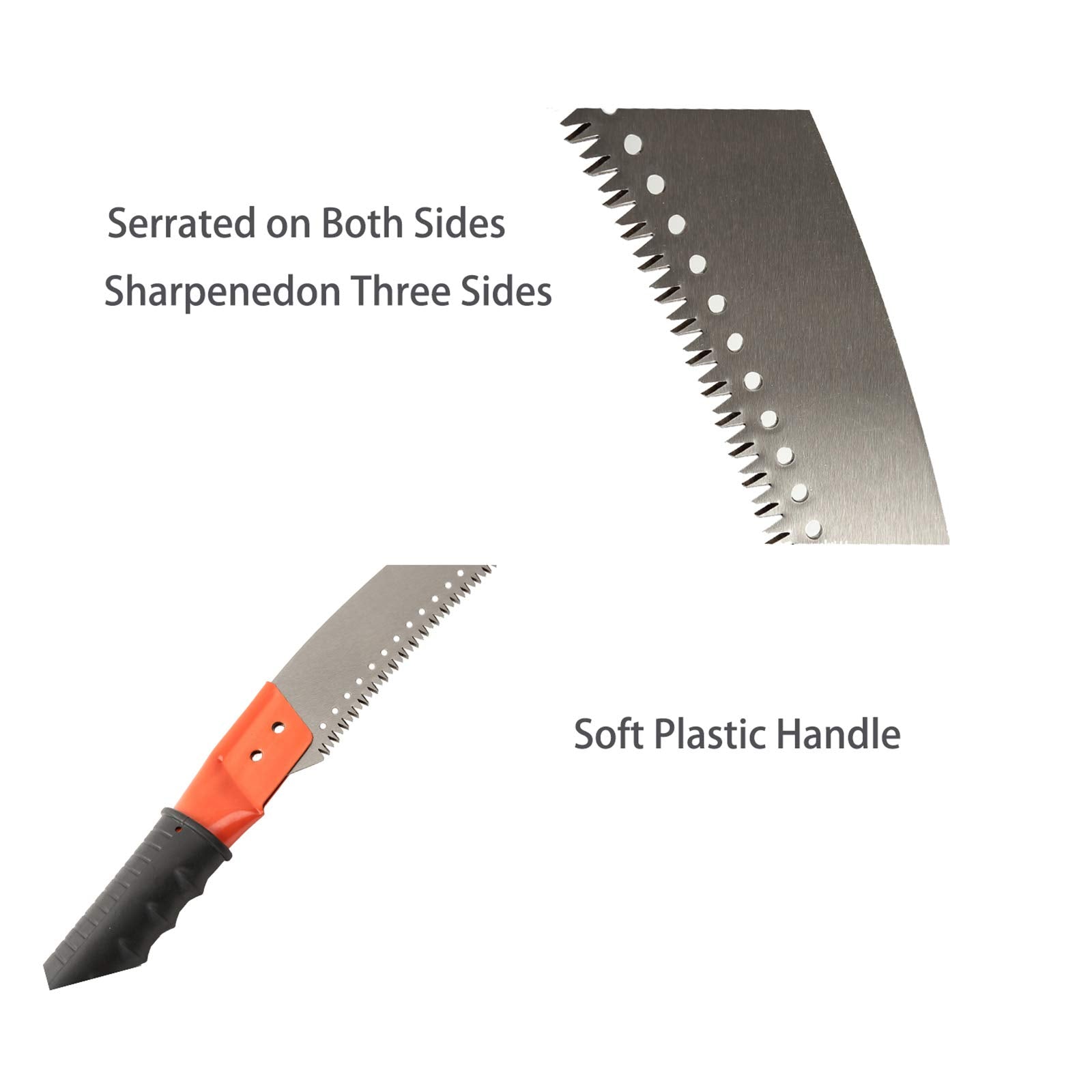 HOSKO pole saw adjustable length for versatile pruning