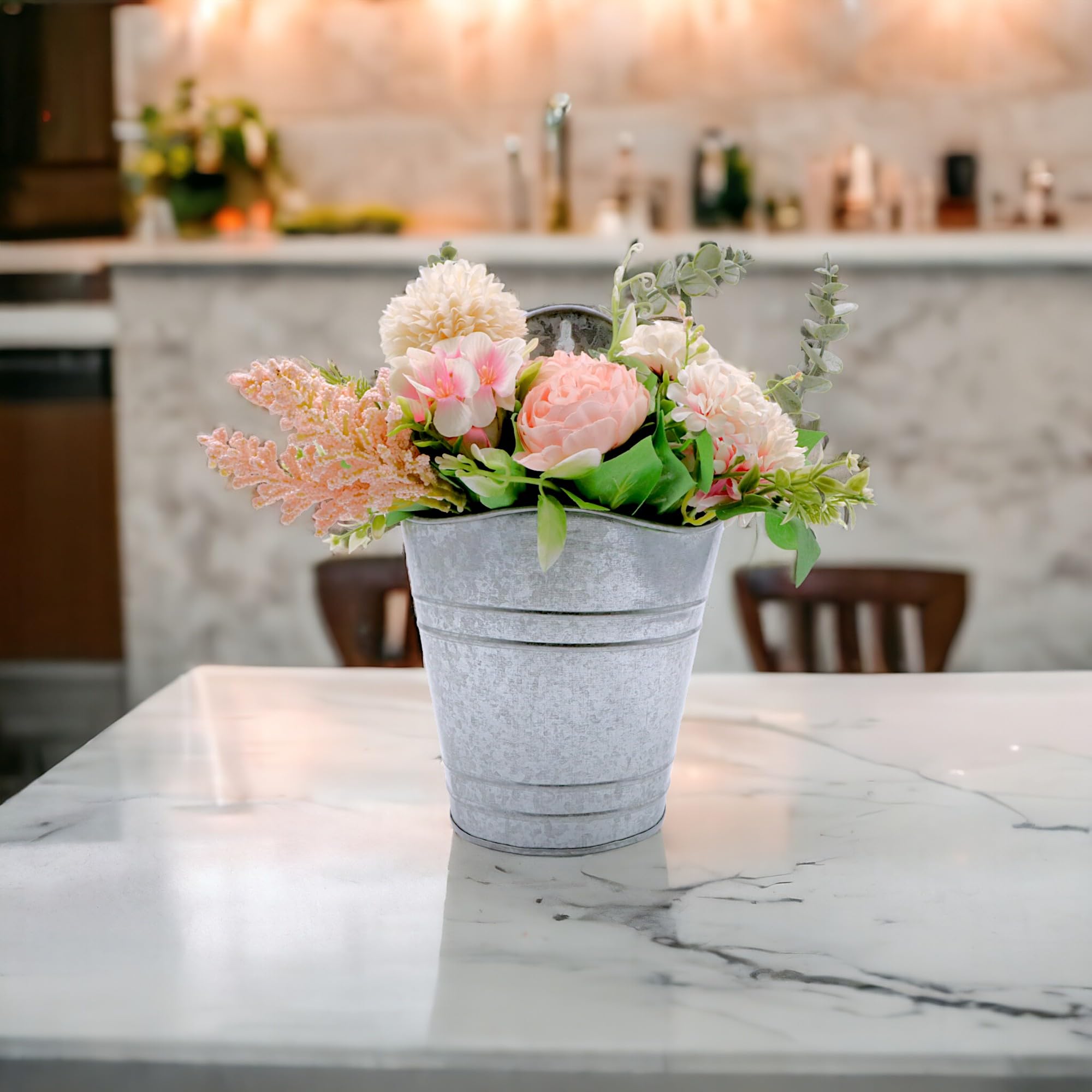 Hosley wall planters add rustic charm to events and offices.