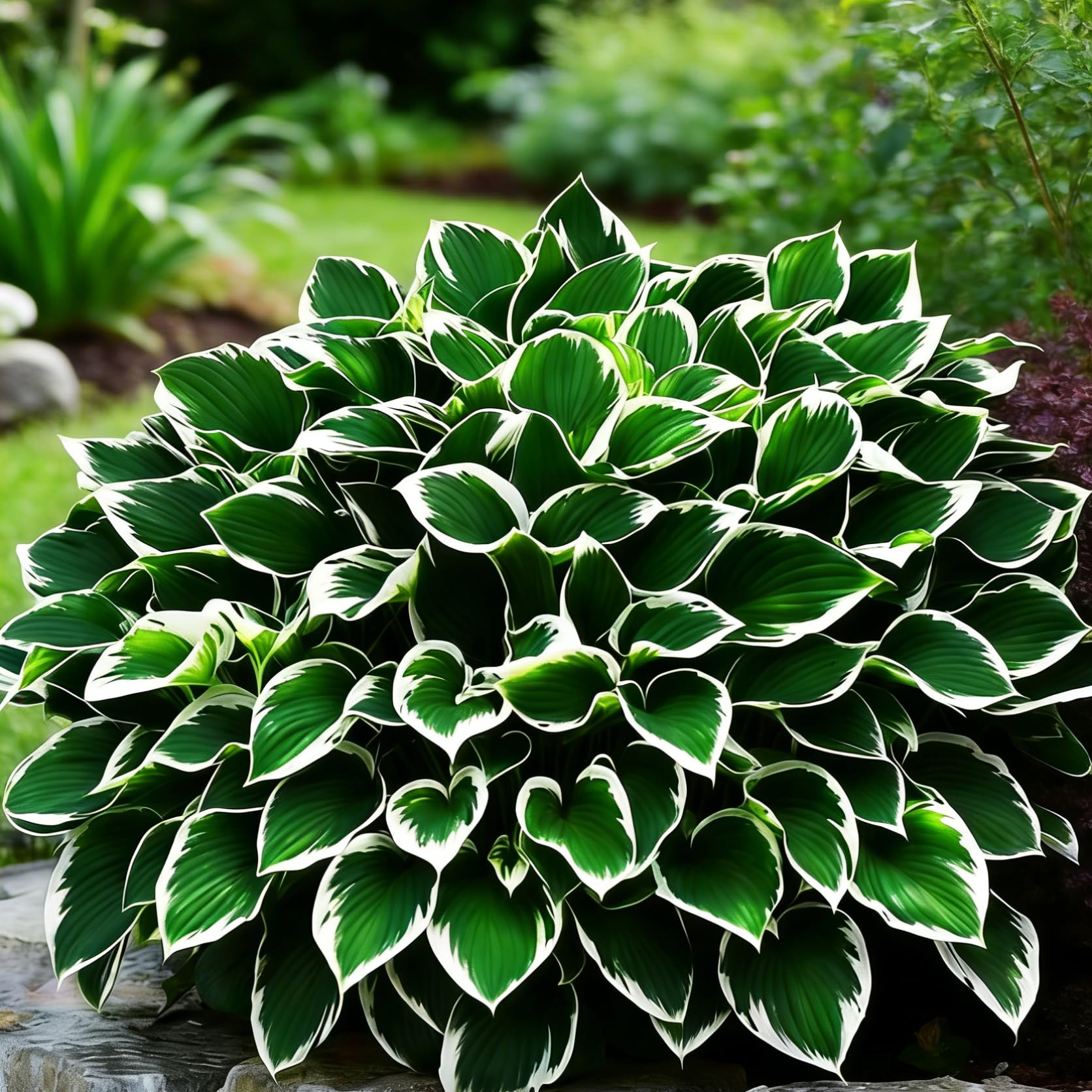 Hosta seeds lavender bloom spikes provide pollinator-friendly color mid-summer.