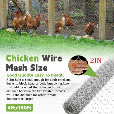 HOSTIC 2in hex mesh close-up highlights large openings for versatile fencing