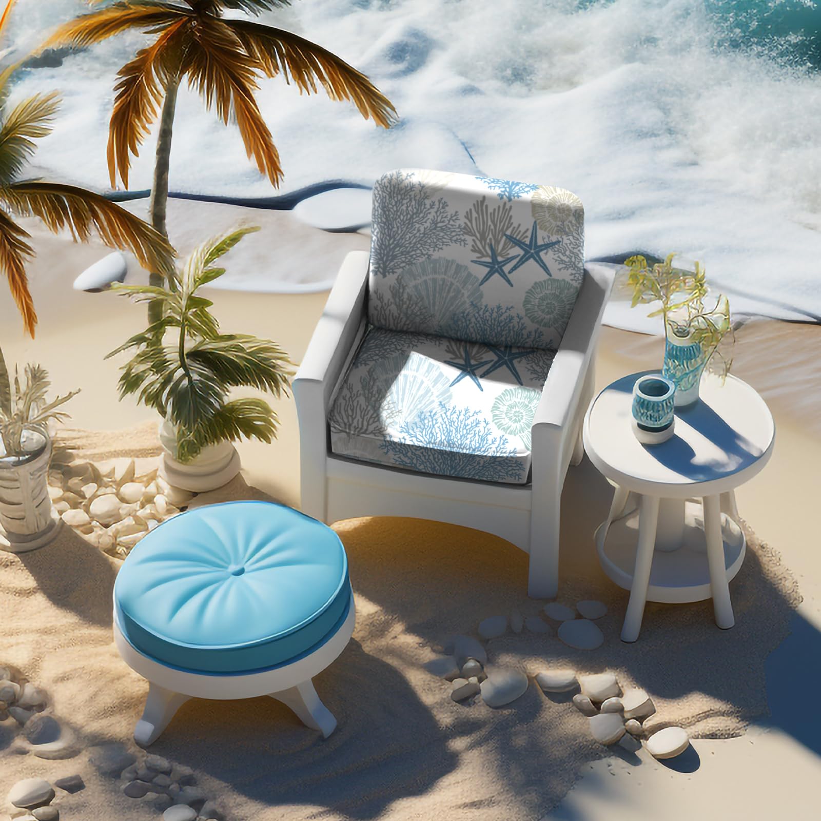 Hosuly easy-slip-on cover for 20–27 inch cushions simplifies refreshing your space.