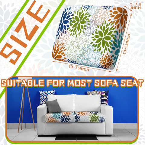 Hosuly patio stretch cushion cover provides a secure, slip-on fit for chairs.