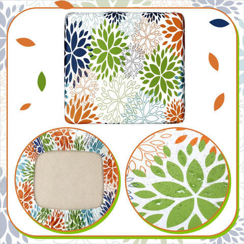Hosuly summer floral slipcover is easy to refresh older cushions.