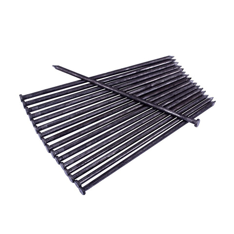 HOT SEAL spike driven into soil demonstrates secure edging hold