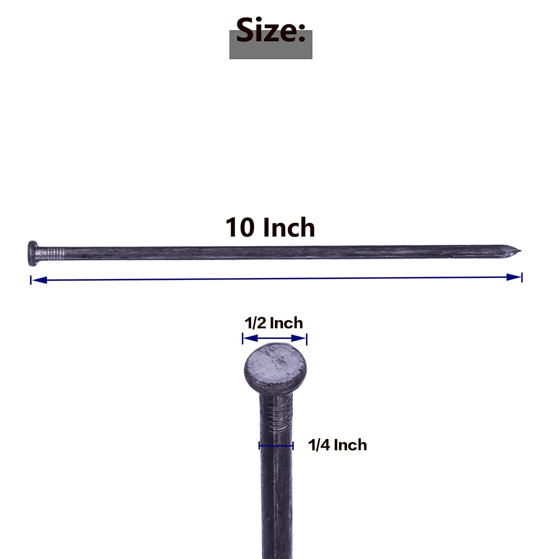 HOT SEAL spike used for artificial turf edging and weed barrier stability