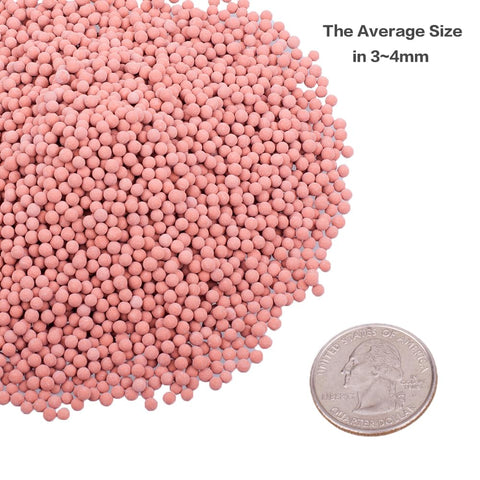 HOT SEAL top-layer moisture-control pebbles protecting soil surface