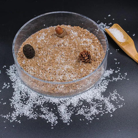 Root zone moisture with HOT SEAL crystals in soil