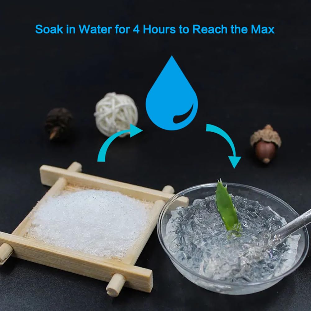 Soil mix with HOT SEAL crystals improving texture and aeration