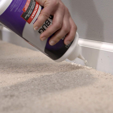 Hot Shot Bed Bug Killer Dust in cracks and crevices to reduce hiding spots.