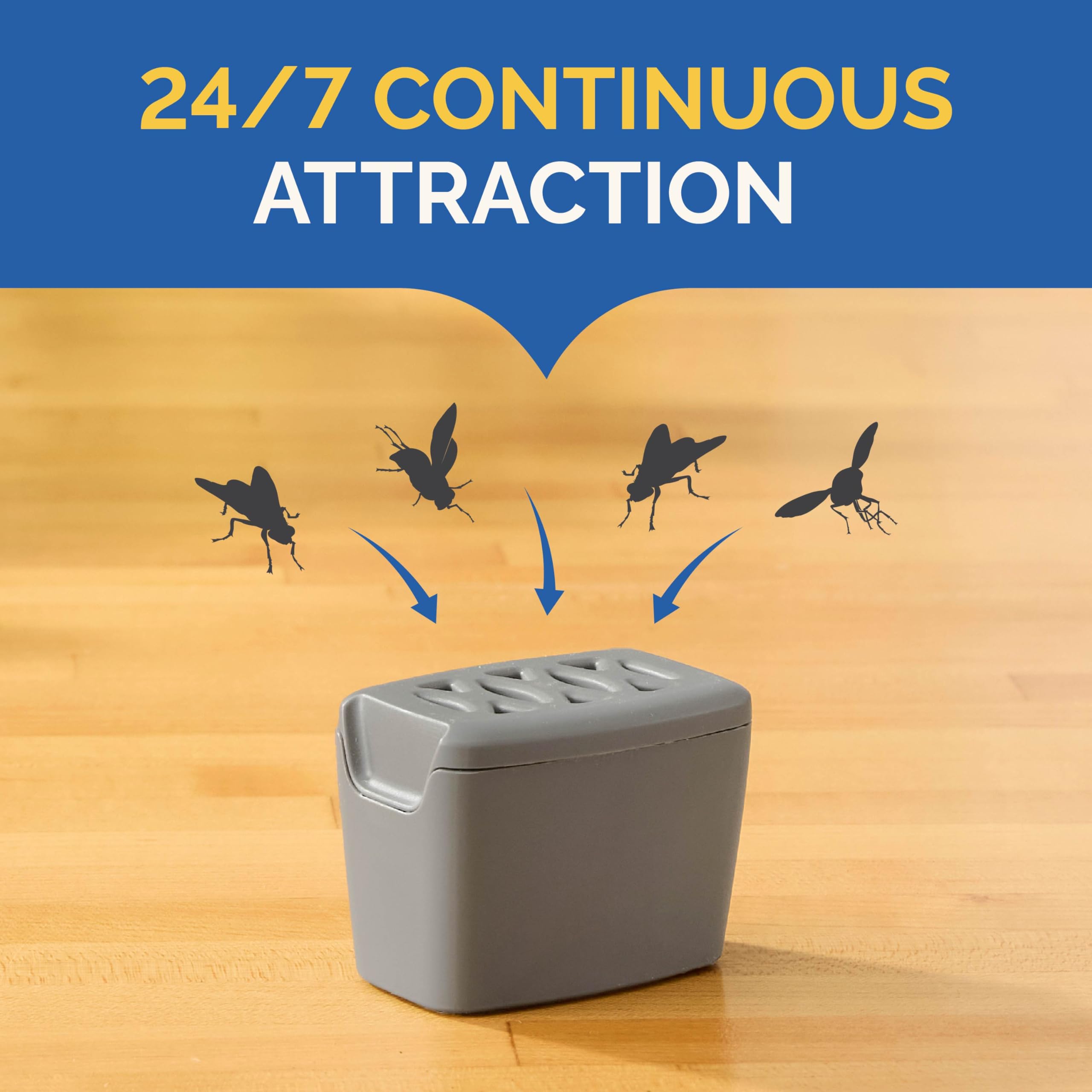 Hot Shot Flying Insect Trap ideal for kitchen use, discreet.
