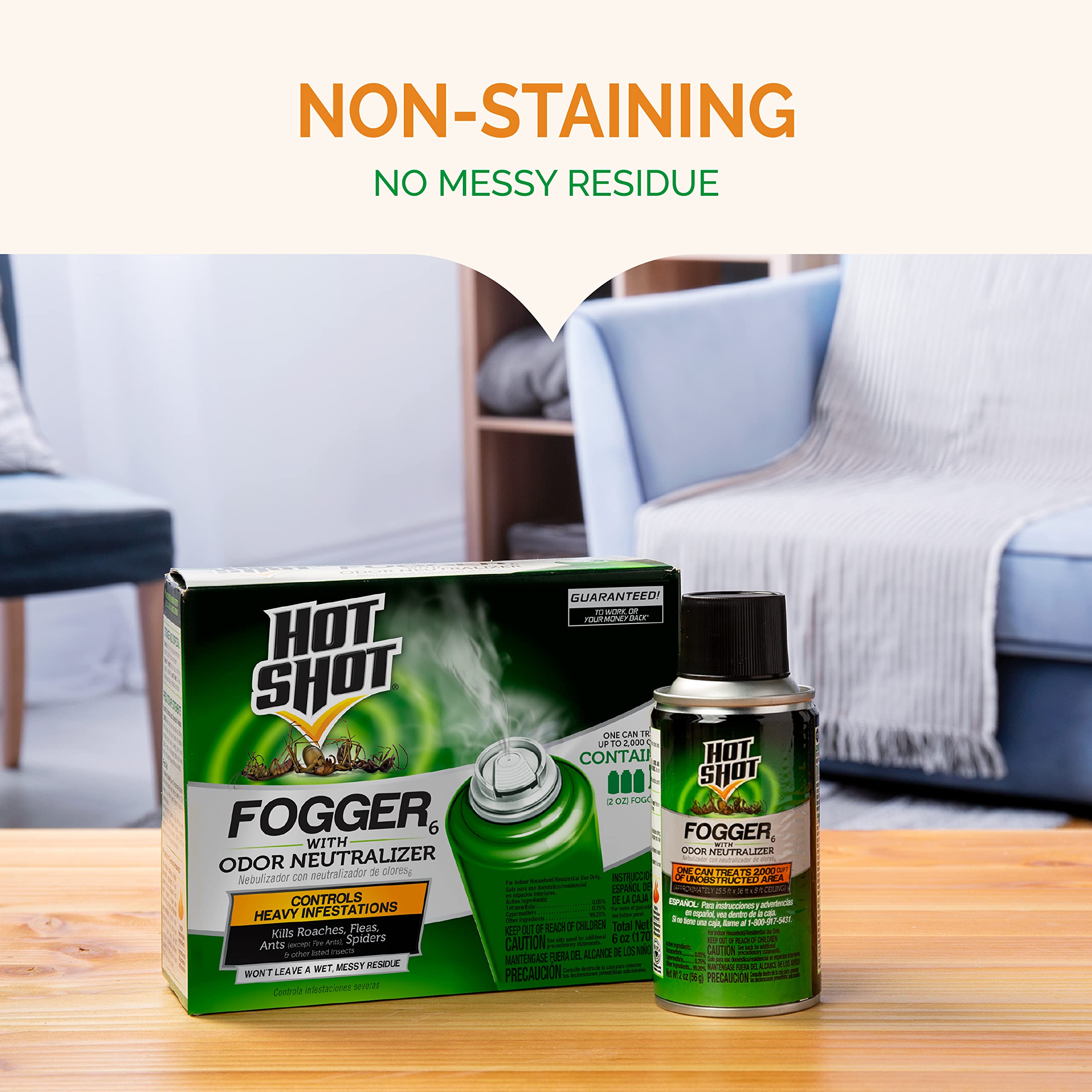 Hot Shot Fogger attic or basement treatment for comprehensive coverage