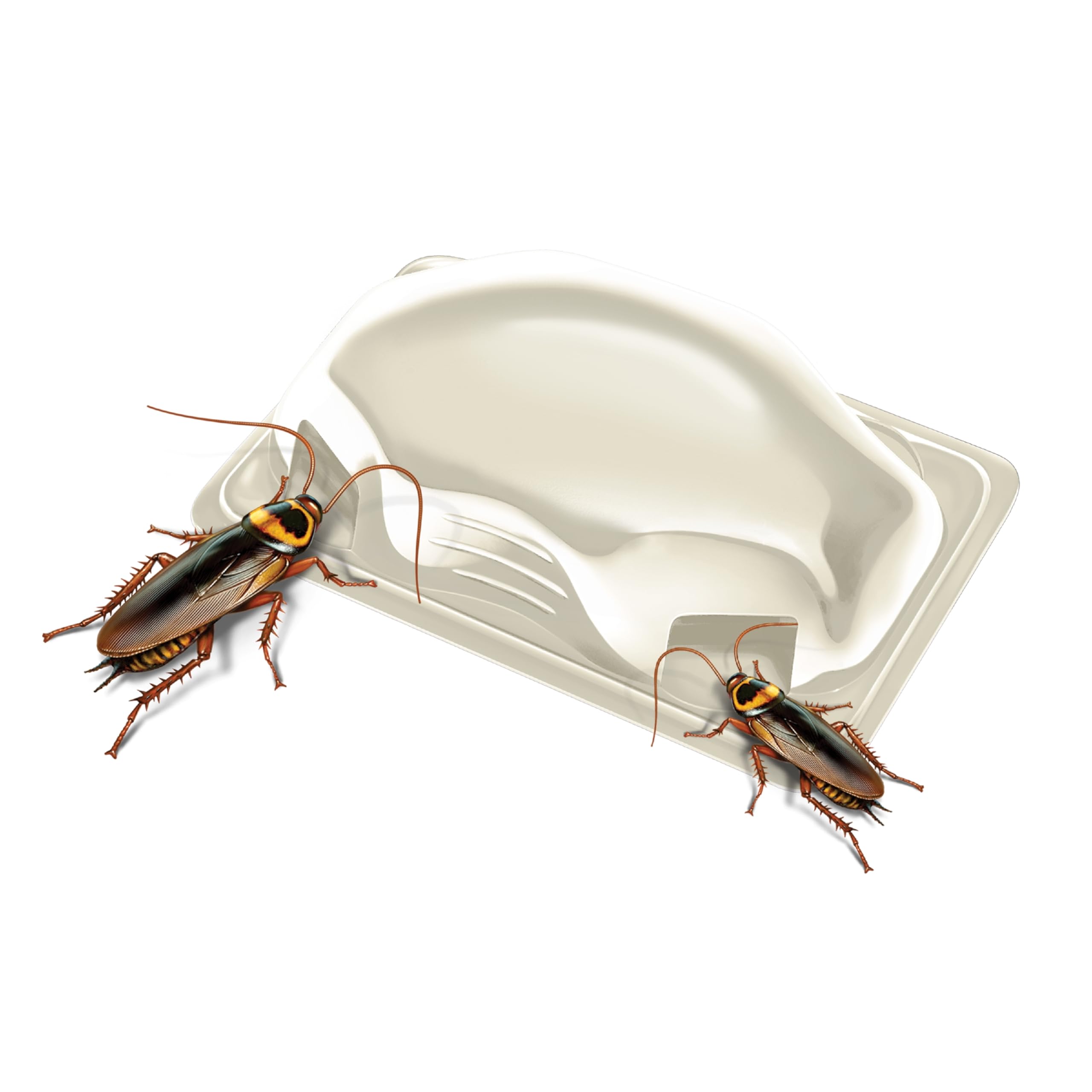 HOT SHOT MaxAttrax roach bait stations shown in child-resistant packaging for safer homes.