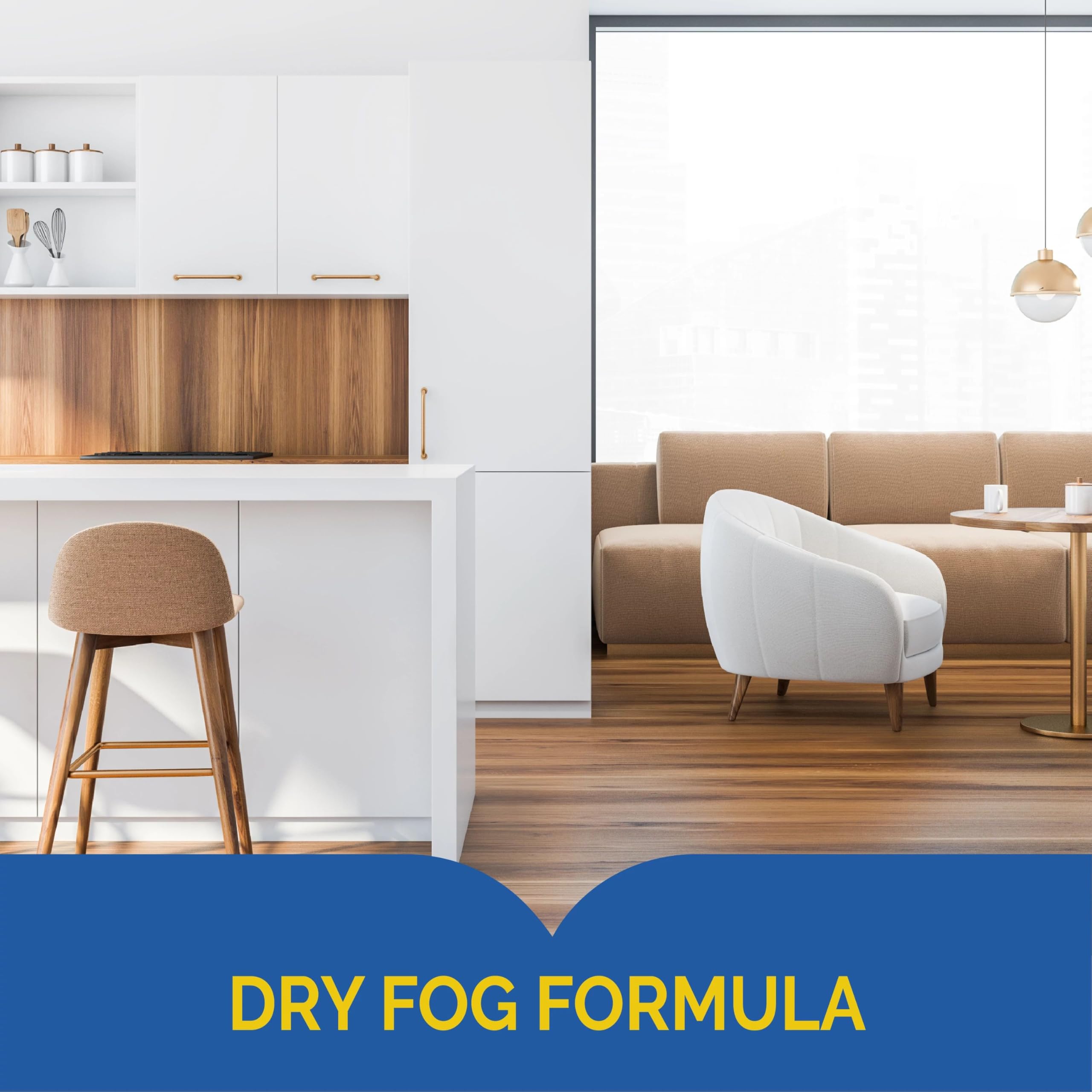 Hot Shot No-Mess Fogger used in enclosed space like attic or basement