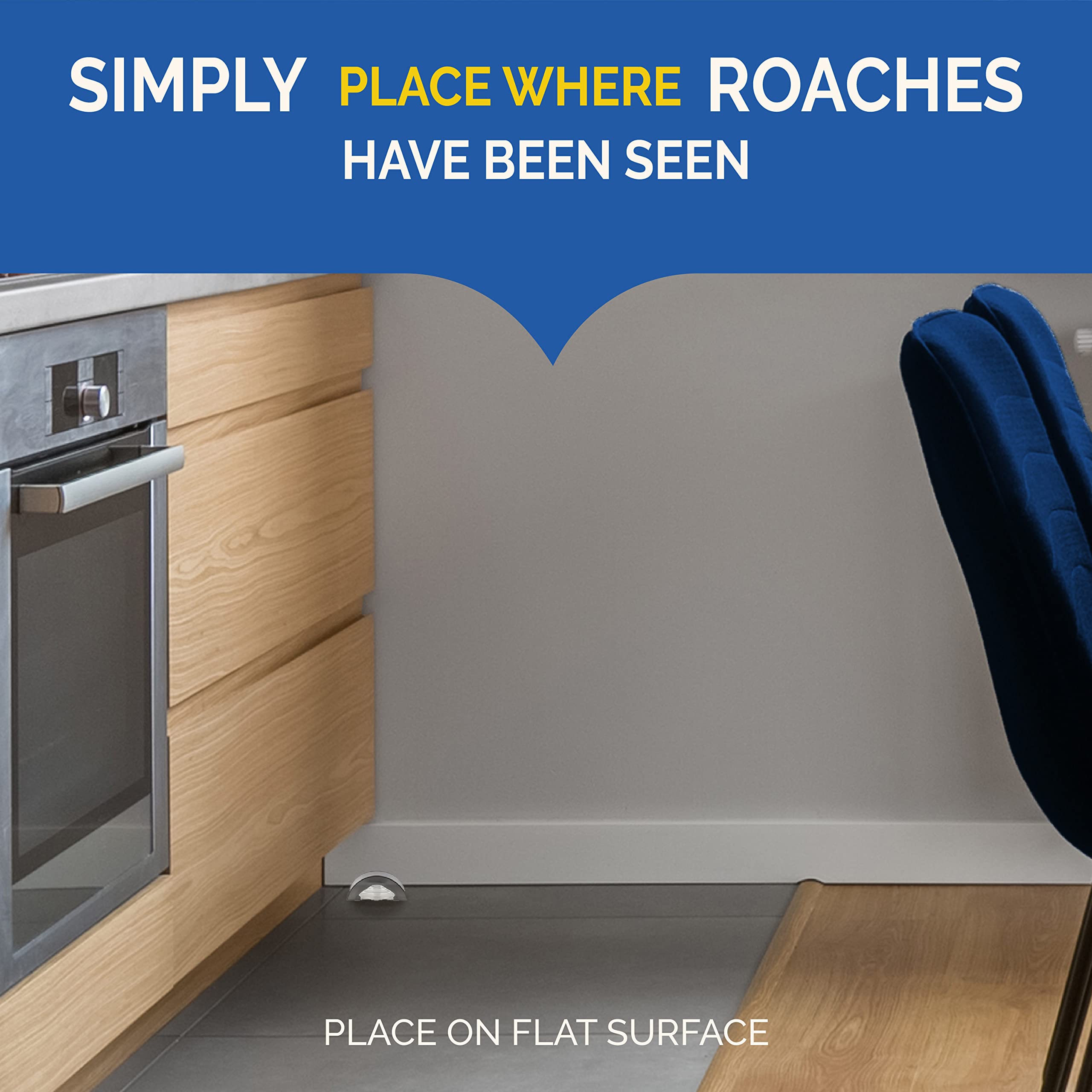 Hot Shot Roach Bait Station mounted under the sink addresses water-entry roach hotspots.