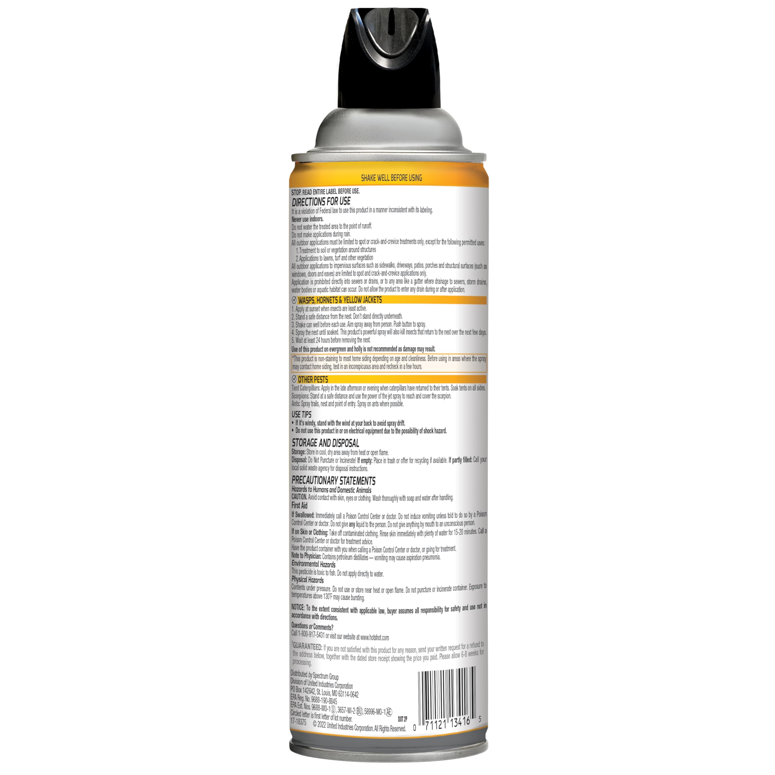 12-pack option of Hot Shot Wasp & Hornet Killer for seasonal pest control.