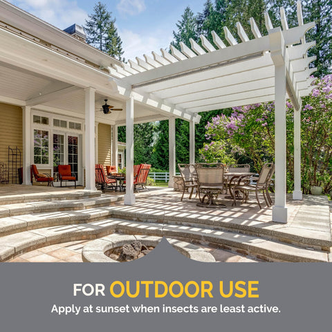 Sunset application with Hot Shot for less active insects.