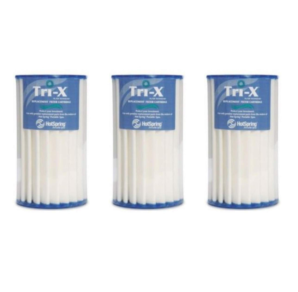 Hot Spring Jetsetter Tri-X filter set keeps spa water clear and clean for relaxing soaks