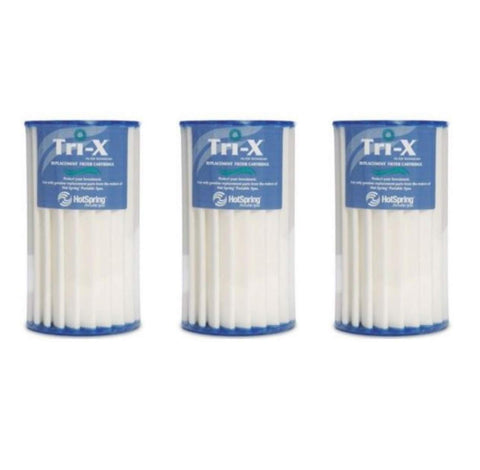 Hot Spring Jetsetter Tri-X filter set keeps spa water clear and clean for relaxing soaks