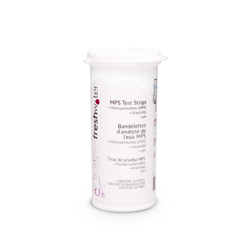 Hot Spring Spas Freshwater Test Strips usage guide enables quick, reliable water checks.