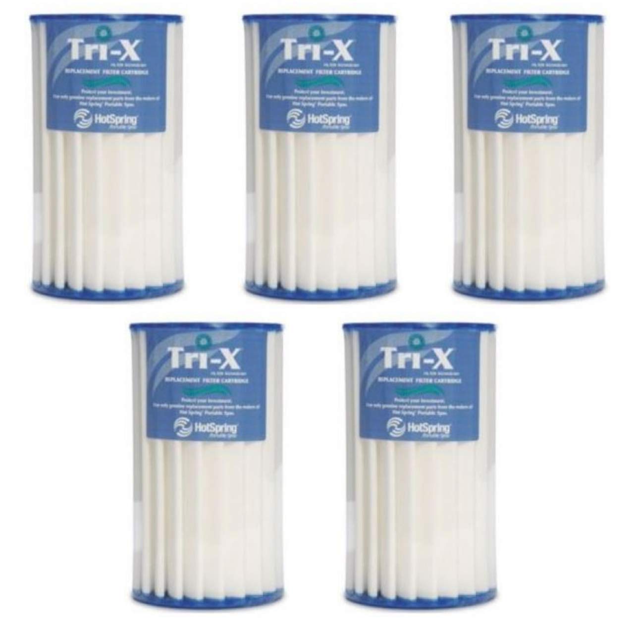 Hot Spring Watkins Grandee Tri-X replacement filter set for spa cleanliness and pump protection.