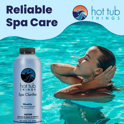 Hot Tub Things Spa Water Clarifier supports easier maintenance with fast results
