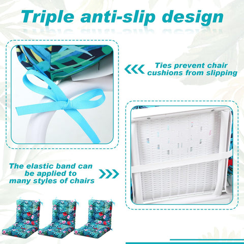 Hoteam cushions with laces and elastic bands securing a stable fit