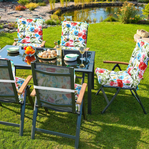 Hoteam indoor-outdoor cushions suitable for patio chairs and benches