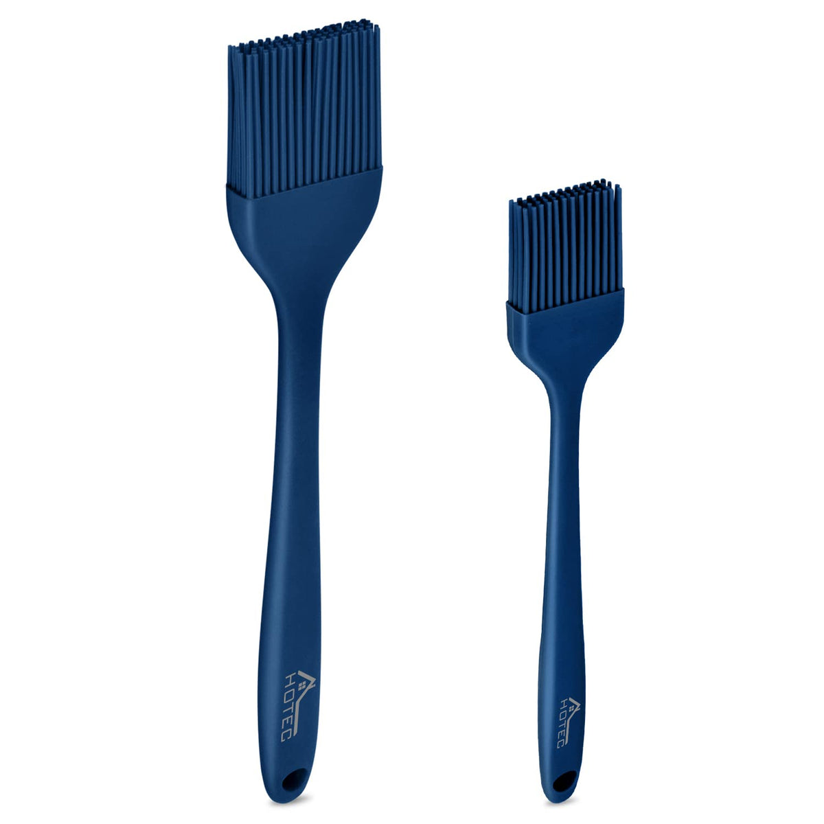 HOTEC silicone basting brush closeup showing durable bristles for sauces