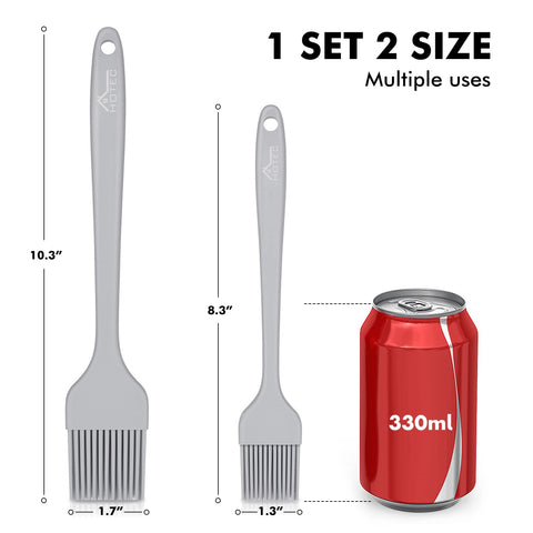 HOTEC basting brush silicone heat resistant small for precise basting in tight spots