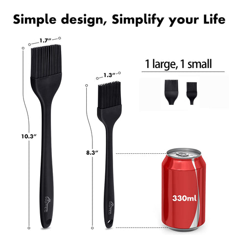 HOTEC small basting brush ideal for glazes and delicate marinades