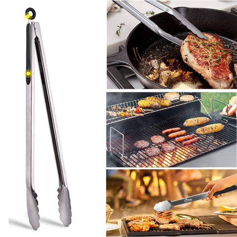 Hotec dishwasher-safe tongs ensure easy cleaning after family meals.