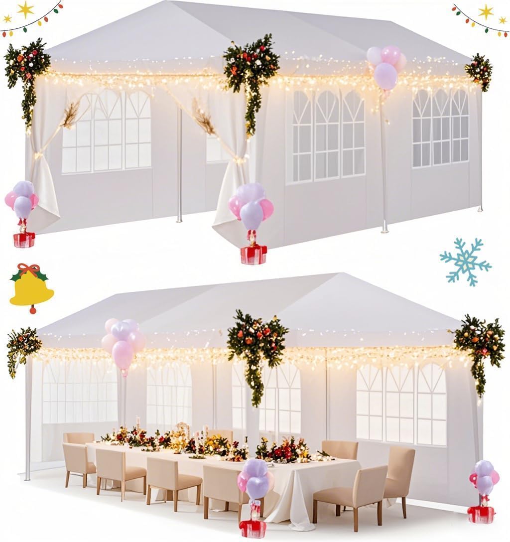 Hoteel 10x20 party tent setup for quick outdoor gatherings