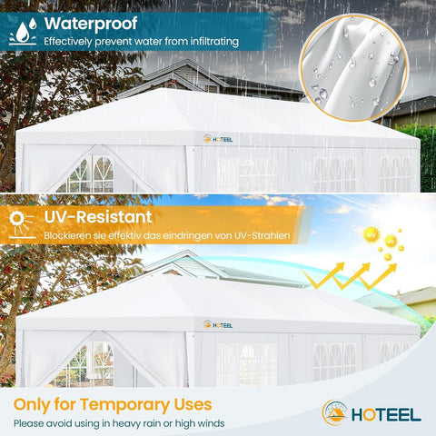 Hoteel wedding backyard tent use highlights ideal setting for celebrations