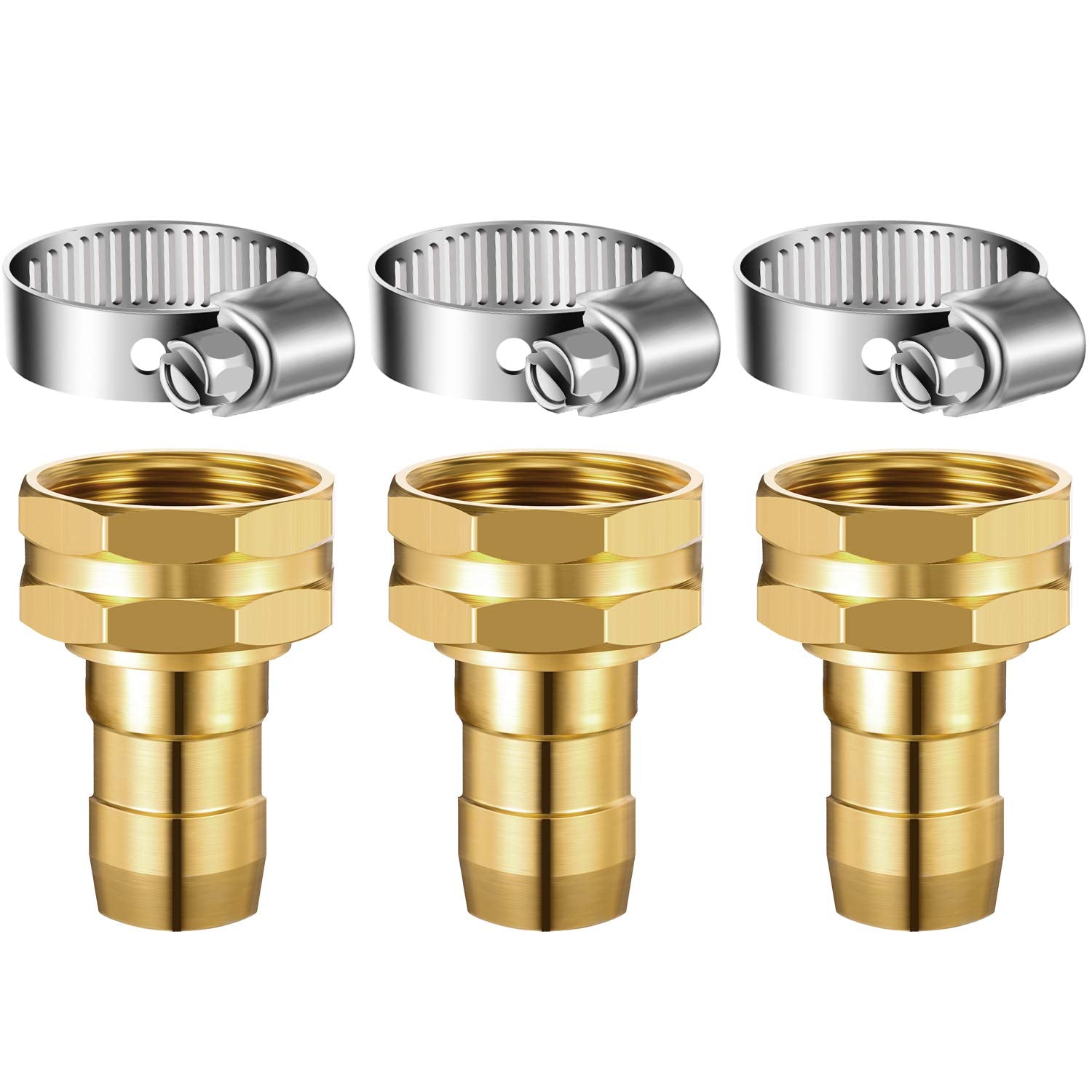Hotop aluminum hose connector clamp for secure quick connections