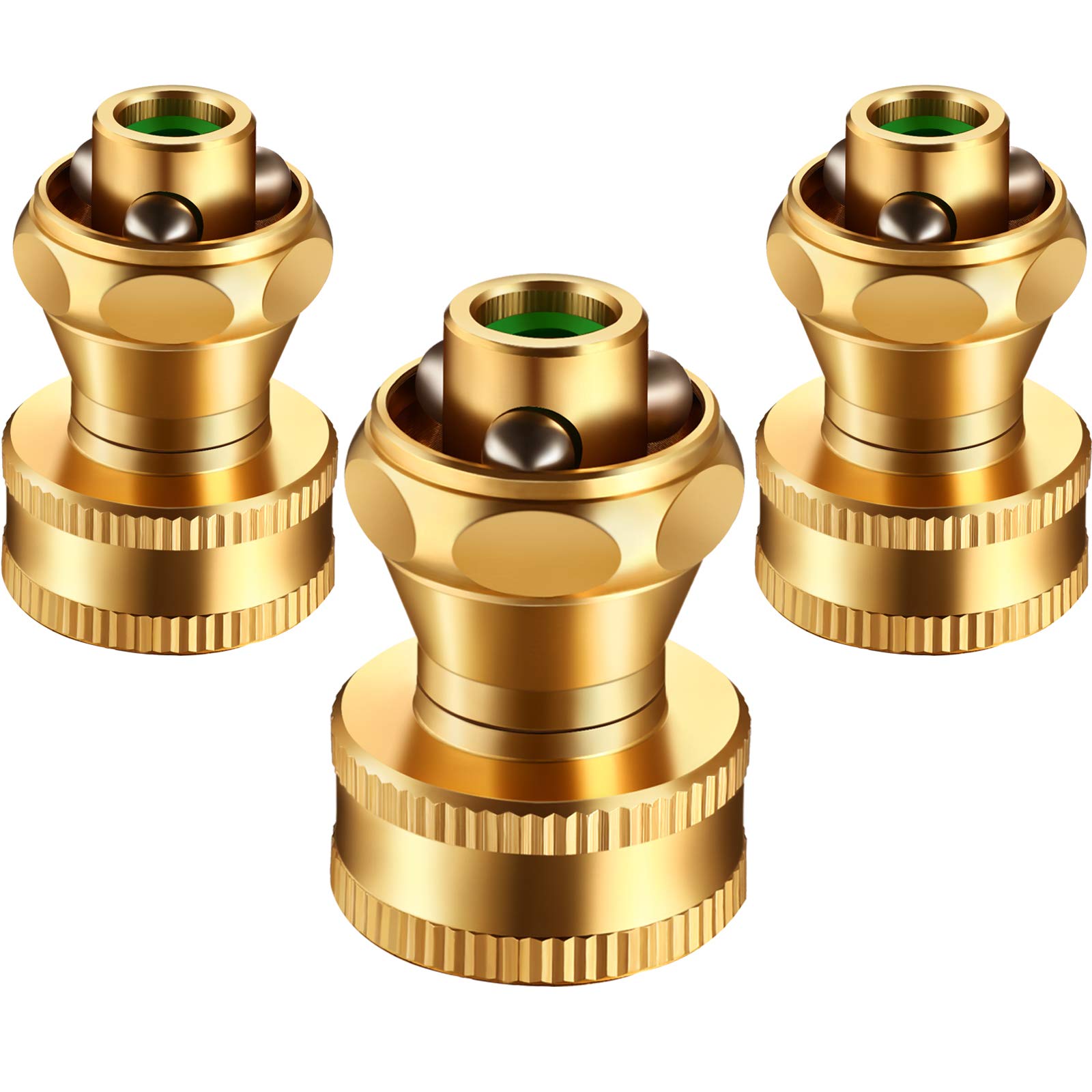 Hotop Big Shot nozzle pack showing three brass sprayers for versatile watering