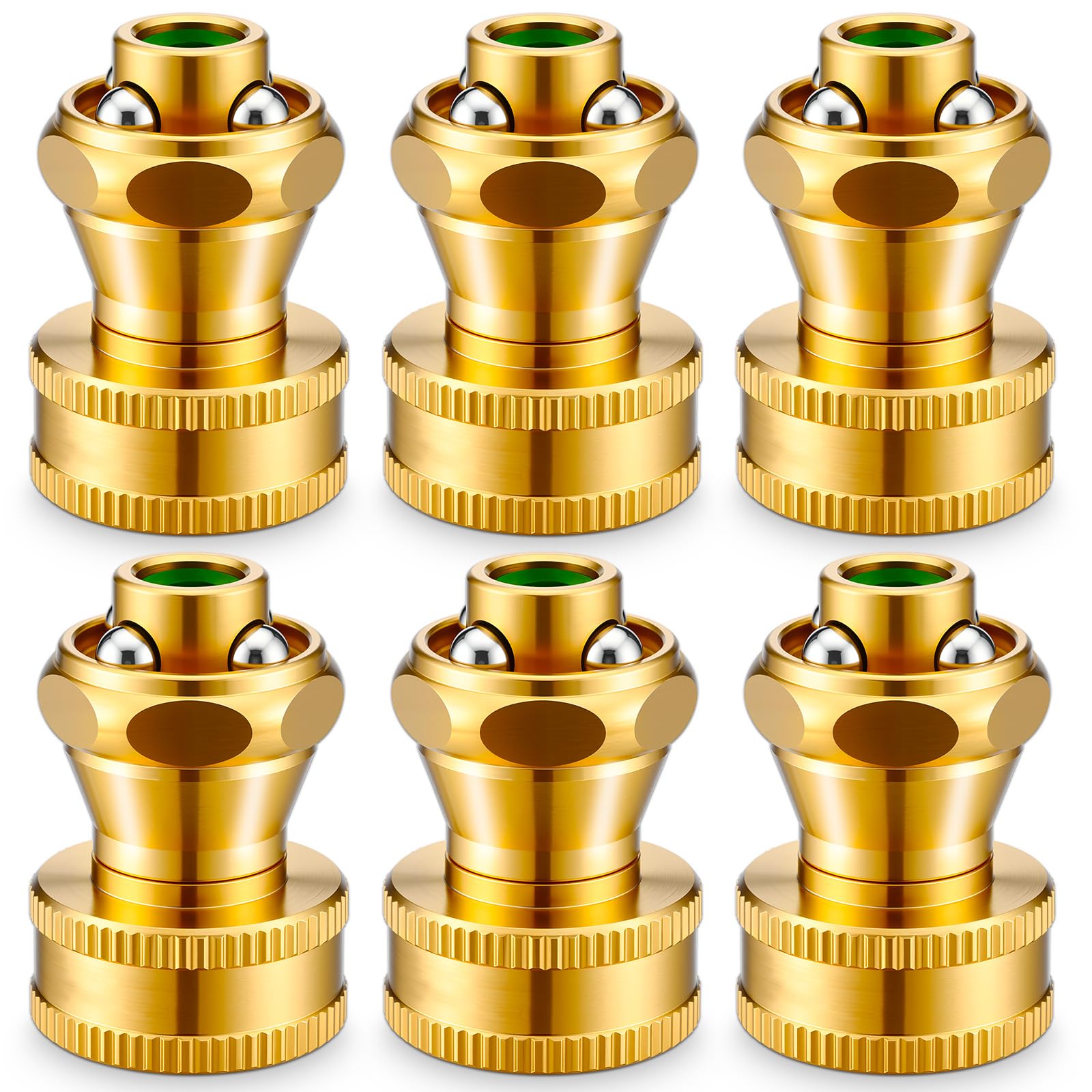 Hotop Big Shot brass hose nozzle in action for precise garden watering