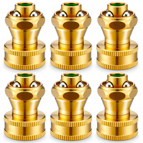 Hotop Big Shot brass hose nozzle in action for precise garden watering