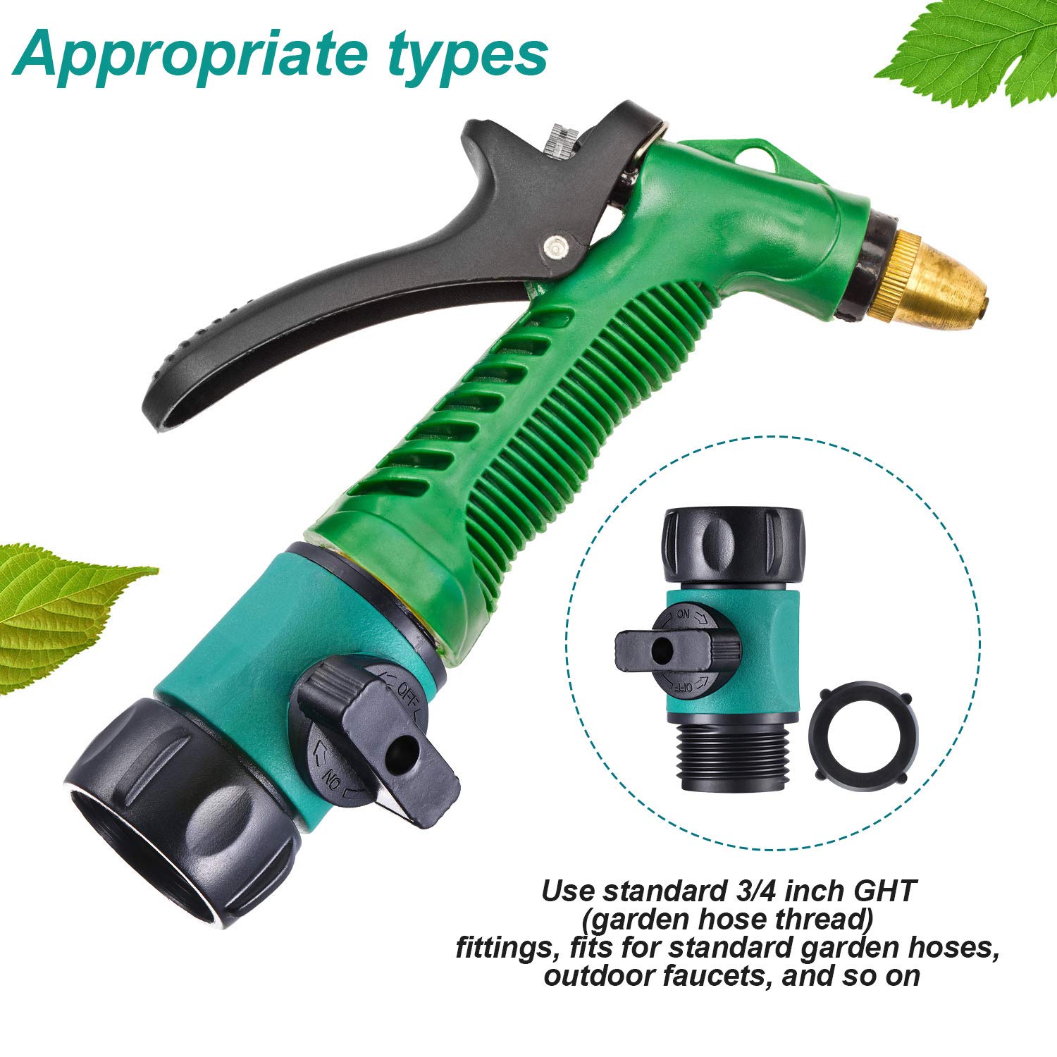 Hotop garden irrigation accessory kit keeps watering routines flexible.