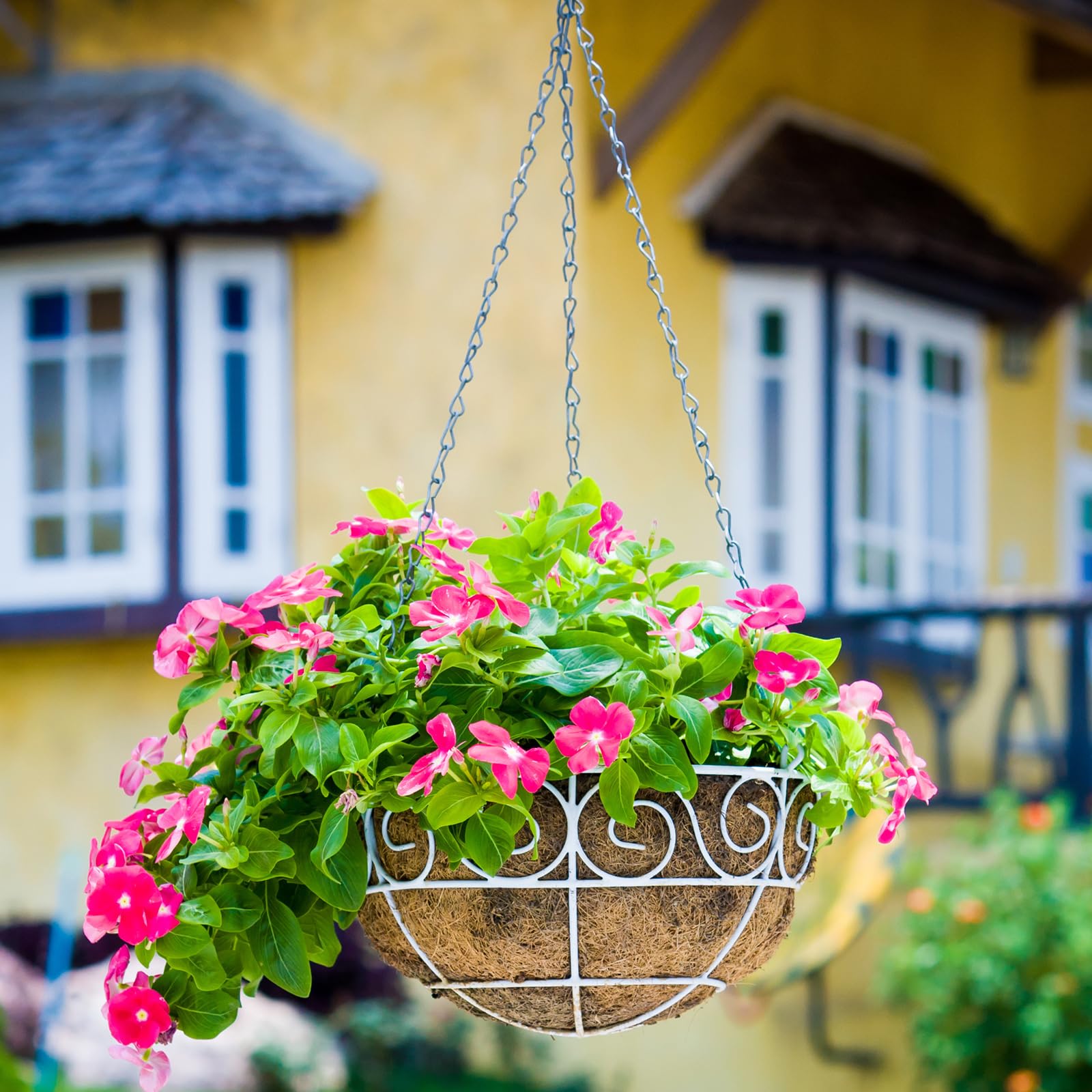 Hotop lantern wind chime hanger adds charming outdoor decor.