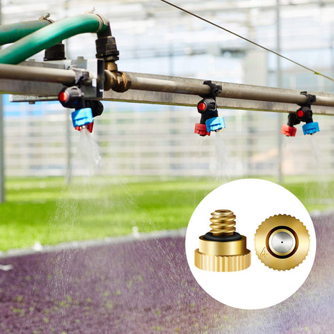 Hotop misting nozzle featuring an O-ring for self-sealing setup.