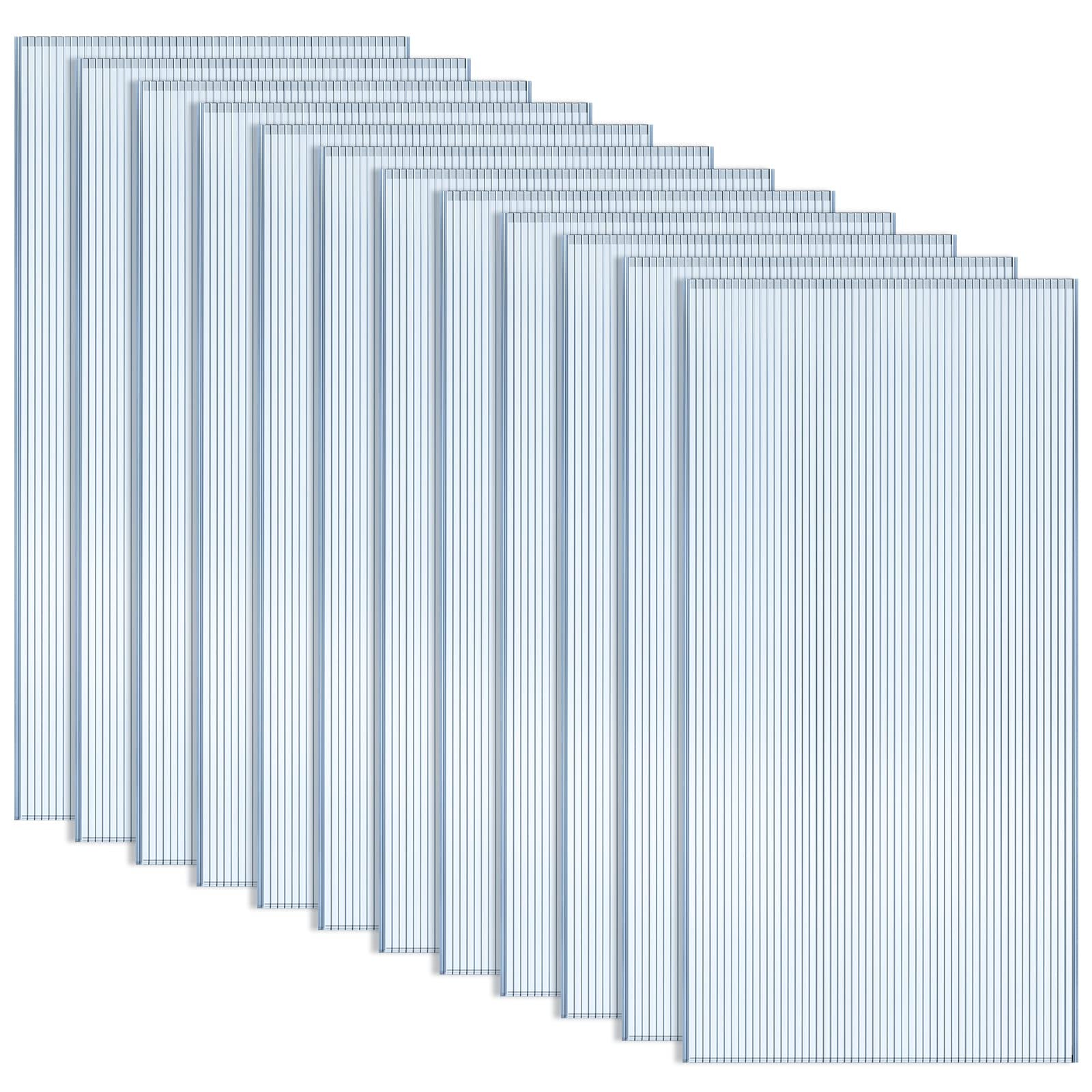 Hotop polycarbonate greenhouse panels provide durable front-view coverage for your greenhouse.