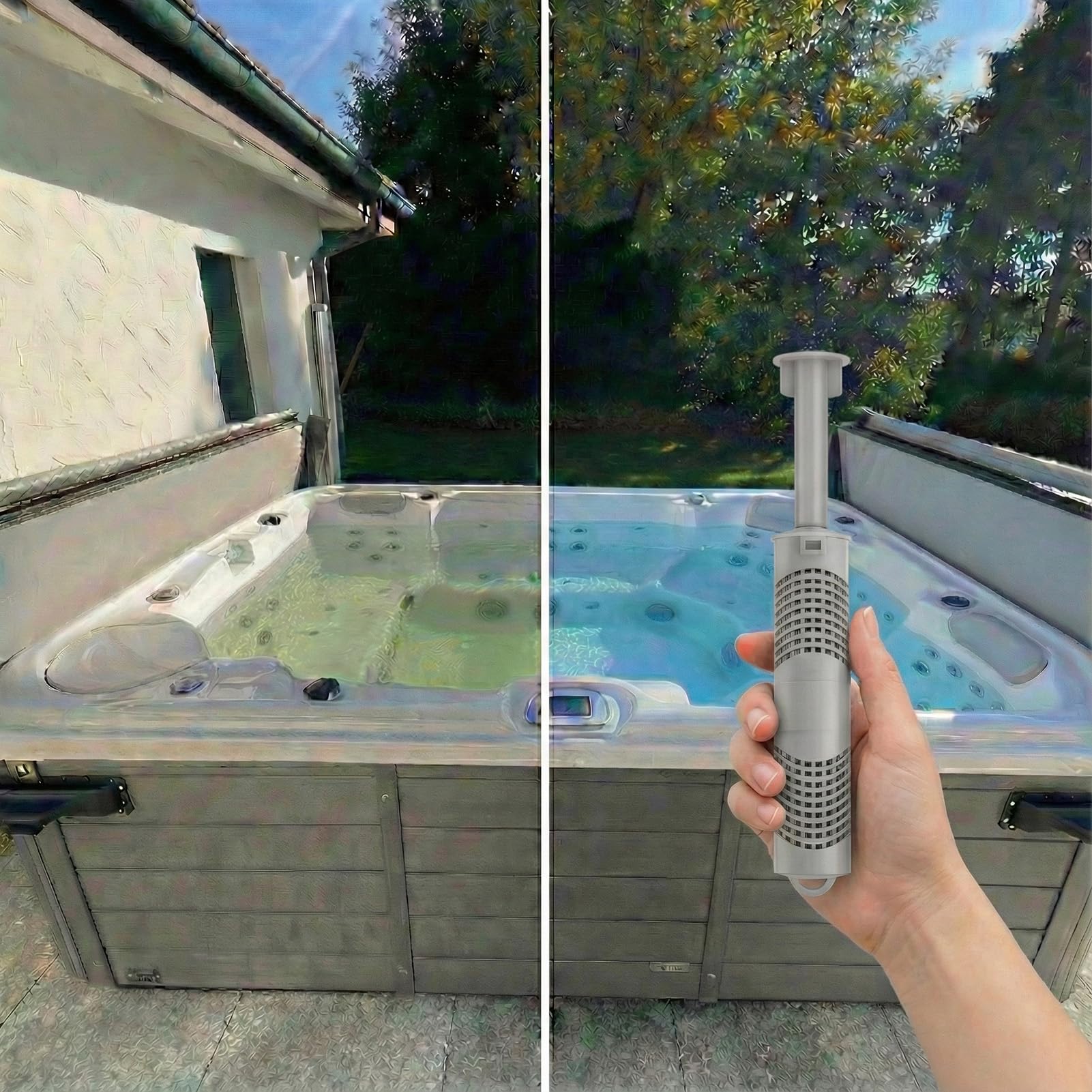 HOTSPRING HOTUB easy installation drop-in method for traditional spas